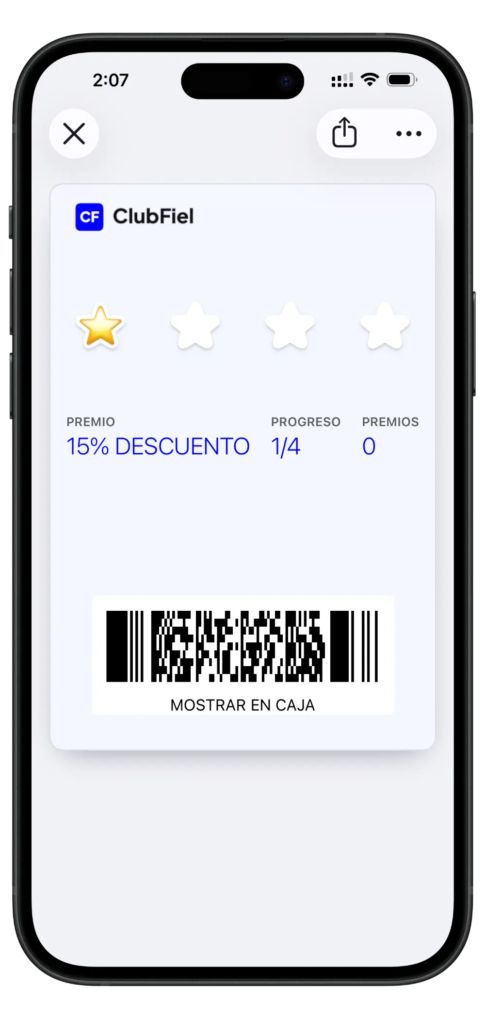 ClubFiel en Apple Wallet
